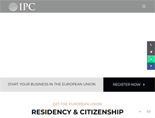 Tablet Screenshot of ipc-eumigration.com